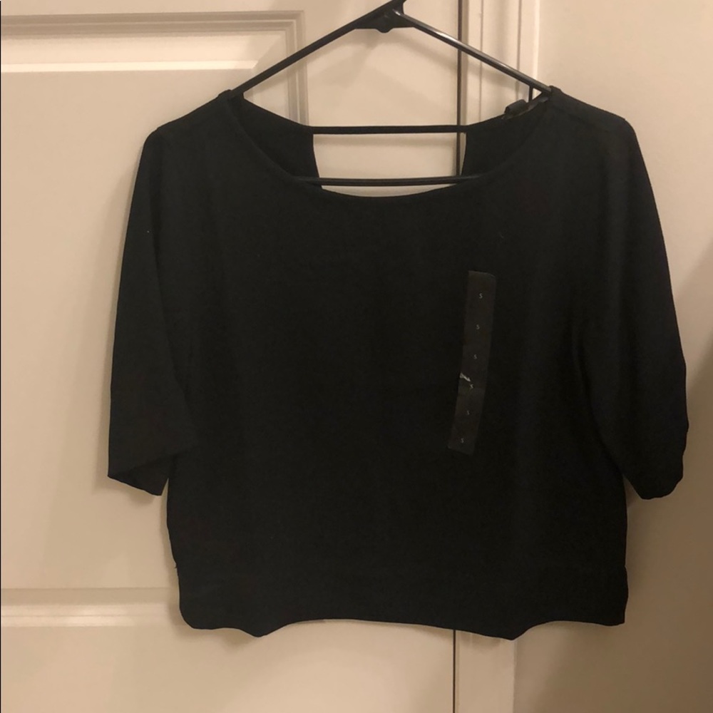 Cropped dress shirt